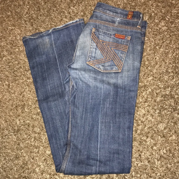 7 for all mankind jeans size 24 Inseam 31 inches - Picture 2 of 6